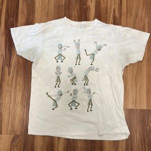 Rick and Morty Adult Swim T-Shirt Size Large White